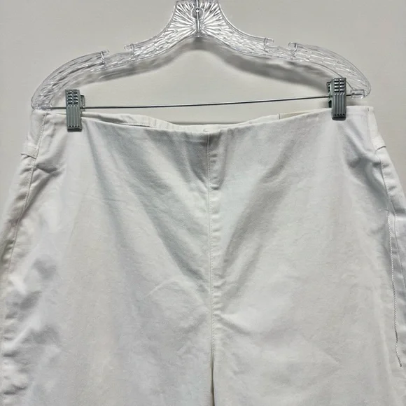 NWT Soft Surroundings Pull On Skinny Ultimate Denim Crop Hem Detail Size L 14/16 - Picture 2 of 16